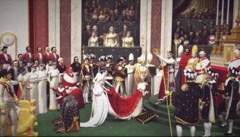 "DAVID, Le Couronnement de l’empereur et de l’impératrice" par Christine de Langle