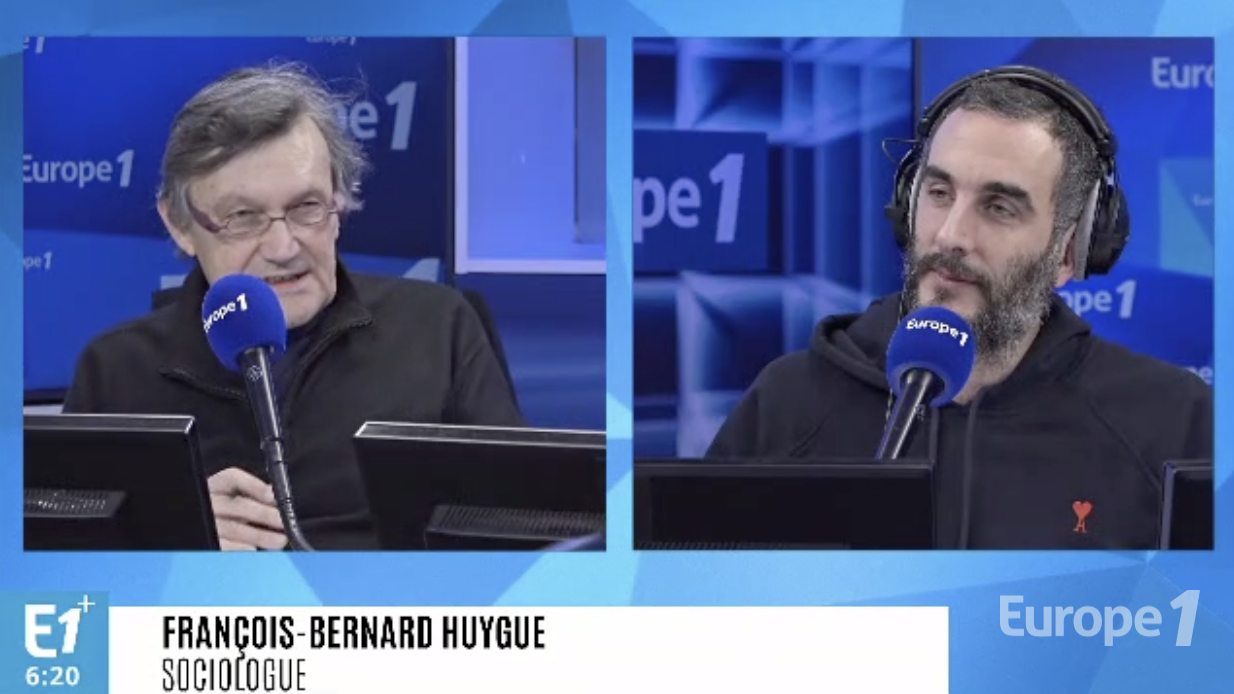 "Dans la tête des gilets jaunes" : François-Bernard Huyghe au micro d'Europe 1 "Dans la tête des gilets jaunes" : François-Bernard Huyghe au micro d'Europe 1