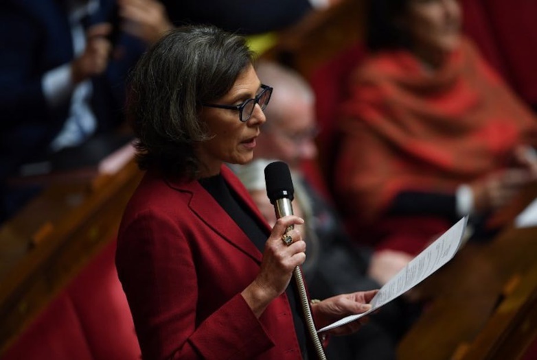 La députée Florence Provendier (LREM), à l'Assemblée nationale, le 27 novembre 2018. Christophe Archambault/AFP